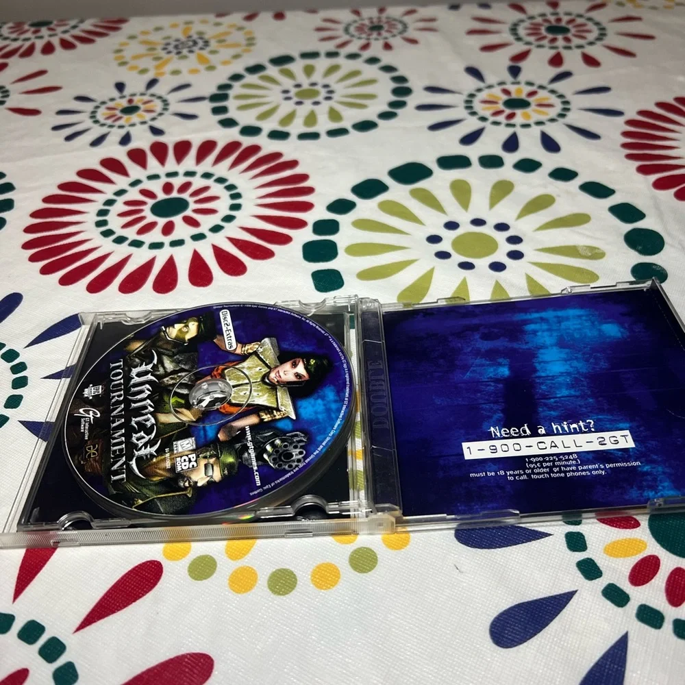 Unreal Tournament From Epic Games (PC) Video Game 2 Disc